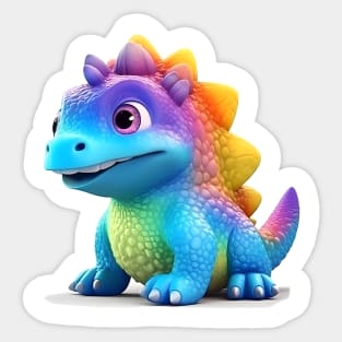 Cute Baby Dinosaur Sticker